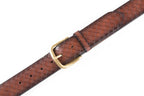 Vintage Texture Single Prong Leather Belt Men Business Casual