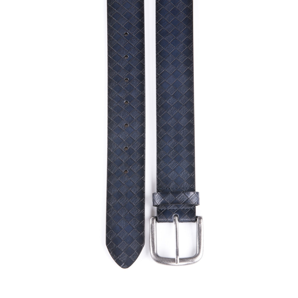 Vintage Texture Single Prong Leather Belt Men Business Casual