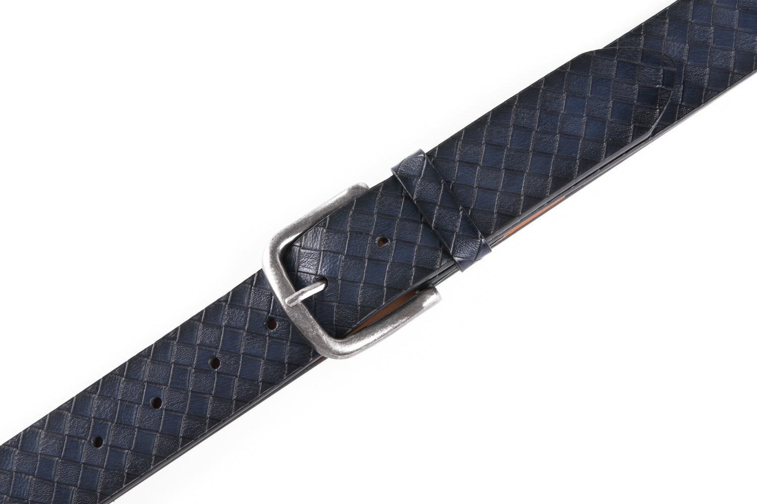 Vintage Texture Single Prong Leather Belt Men Business Casual