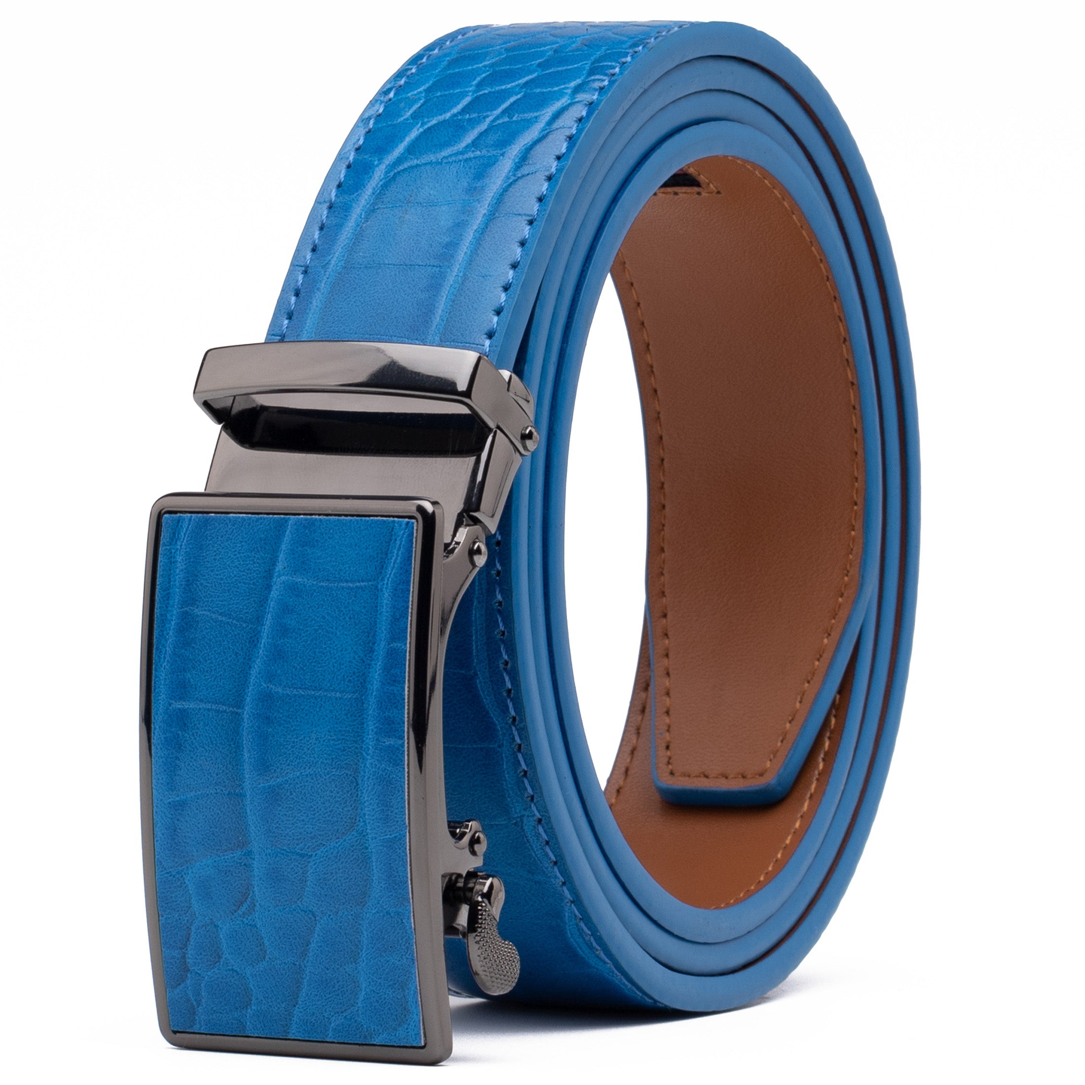 Men's Crocodile Ratchet Belt | Beltnow.com