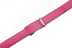 Crocodile Texture Patch Automatic Buckle Red Teeth Men's Belt