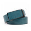 Men's Crocodile Embossed Ratchet Belt – Automatic Dress Belt for Business & Casual Wear - Teal