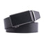 Carbon Fiber Texture Red Teeth Automatic Buckle Business Belt for Men