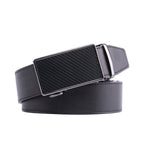 Men's Leather Ratchet Belt – Automatic Dress Belt for Business Casual & Everyday Wear
