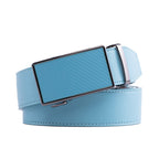 Men's Leather Ratchet Belt – Automatic Dress Belt for Business Casual & Everyday Wear