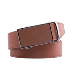 Men's Leather Ratchet Belt – Automatic Dress Belt for Business Casual & Everyday Wear