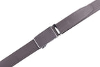 Carbon Fiber Texture Red Teeth Automatic Buckle Business Belt for Men