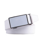 Men's Leather Ratchet Belt – Automatic Dress Belt for Business Casual & Everyday Wear
