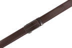 Minimalist Textured Red Teeth Automatic Buckle Business Belt for Men