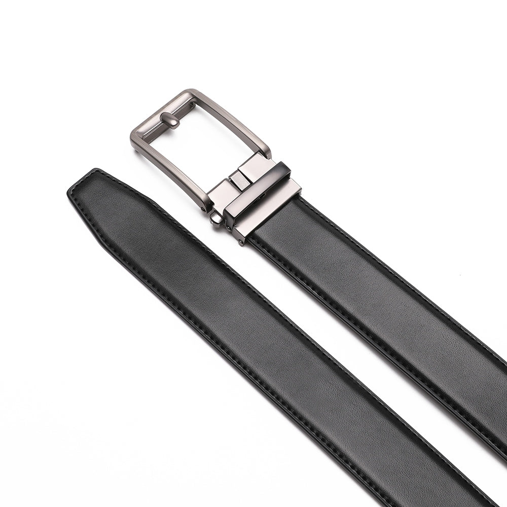 Automatic Buckle Business Leather Belt for Men