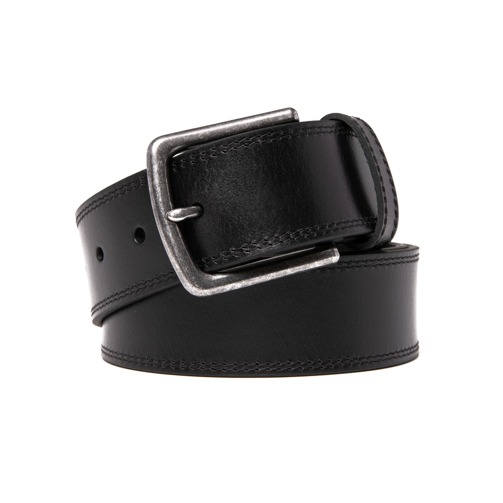 Men's Casual Genuine Leather Belt Jeans Solid Belts for Men 1.5inch Width