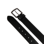 Men's Casual Genuine Leather Belt Jeans Solid Belts for Men 1.5inch Width