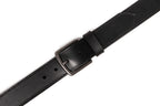 Men's Casual Genuine Leather Belt Jeans Solid Belts for Men 1.5inch Width