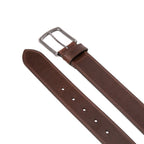 Men's Casual Genuine Leather Belt Jeans Solid Belts for Men 1.5inch Width