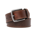 Men's Casual Genuine Leather Belt Jeans Solid Belts for Men 1.5inch Width