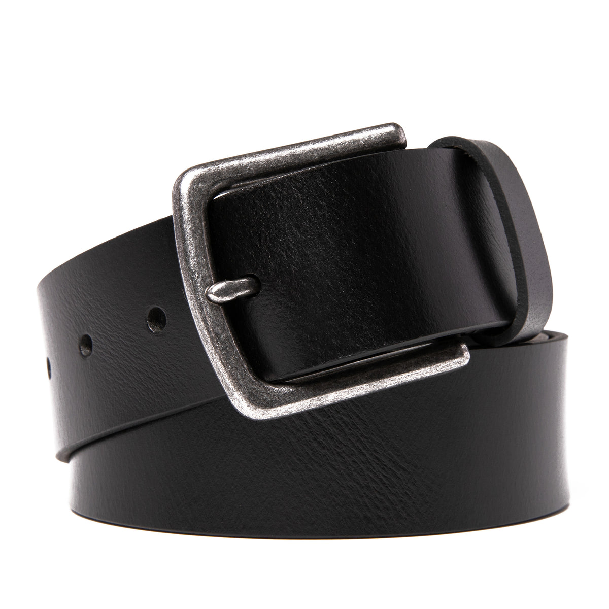 Men's Full Grain Leather Belt – Vintage Single Prong Casual Belt Main image