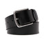 Men's Full Grain Leather Belt Strap – Vintage Single Prong Buckle Casual Business Belt for Jeans & Everyday Wea