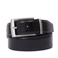 Men's Reversible Leather Belt – Rotating Pin Buckle Business Casual Belt