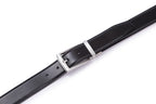 Men's Reversible Leather Belt – Rotating Pin Buckle Business Casual Belt