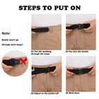 Tactical Quick Release Elastic Nylon Belt for Men