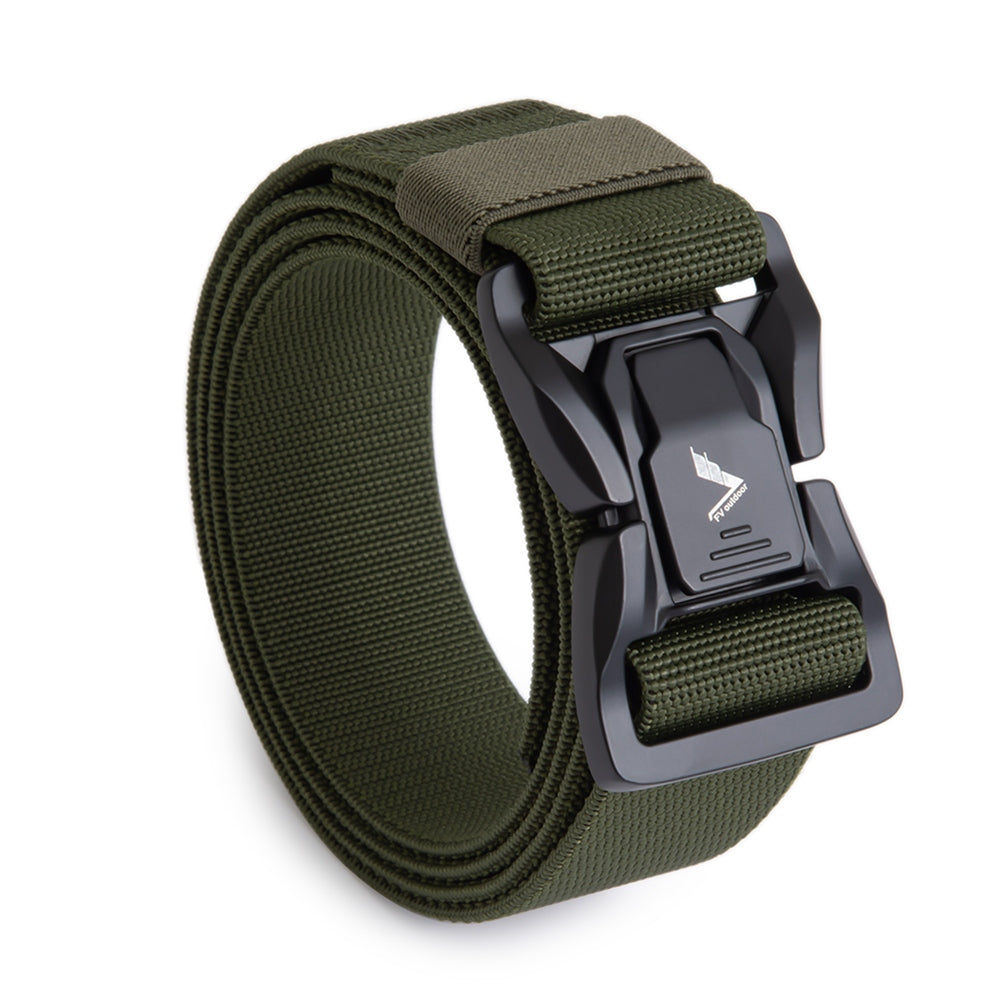 Tactical Quick Release Elastic Nylon Belt for Men