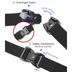 Tactical Quick Release Elastic Nylon Belt for Men