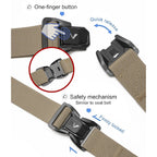 Tactical Quick Release Elastic Nylon Belt for Men