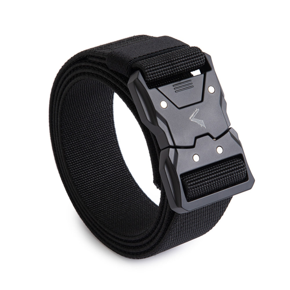 Tactical Quick Release Elastic Nylon Belt for Men