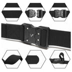 Tactical Quick Release Elastic Nylon Belt for Men