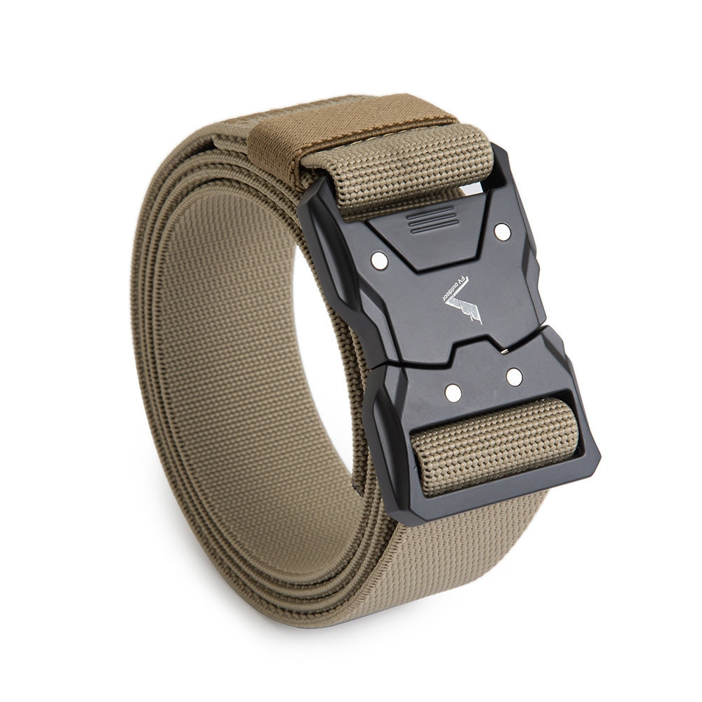 Tactical Quick Release Elastic Nylon Belt for Men