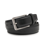 Men's Full Grain Leather Belt – Classic Pin Buckle Everyday Belt
