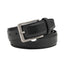 Classic Double-Stitch Full-Grain Leather Single Prong Buckle Men's Belt