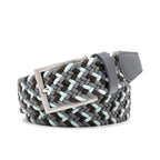 Men's Braided Stretch Golf Belt – Elastic Woven Belt for Golf, Casual & Resort Wear