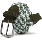 Fabio Valenti Men's Stretch Belt,Woven Braided Web Belt 1 3/8 for Golf Casual Pants Jean La2115 #2