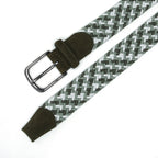 Fabio Valenti Men's Stretch Belt,Woven Braided Web Belt 1 3/8 for Golf Casual Pants Jean La2115 #2