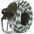 Fabio Valenti Men's Stretch Belt,Woven Braided Web Belt 1 3/8 for Golf Casual Pants Jean La2115 #2