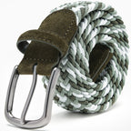 Fabio Valenti Men's Stretch Belt,Woven Braided Web Belt 1 3/8 for Golf Casual Pants Jean La2115 #2