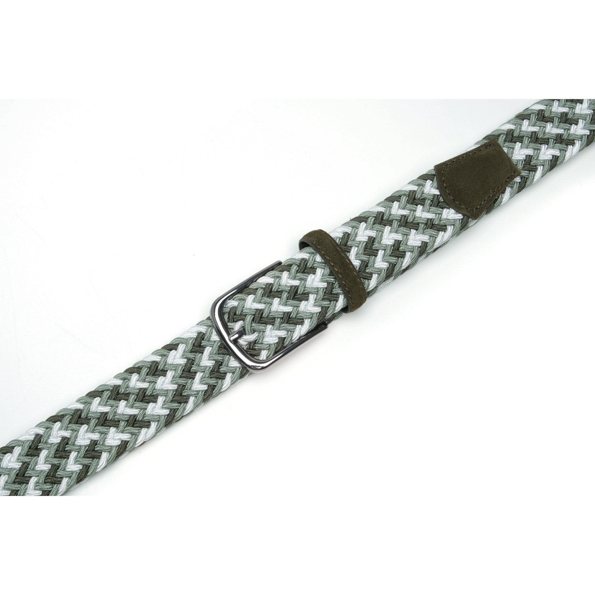 Fabio Valenti Men's Stretch Belt,Woven Braided Web Belt 1 3/8 for Golf Casual Pants Jean La2115 #2