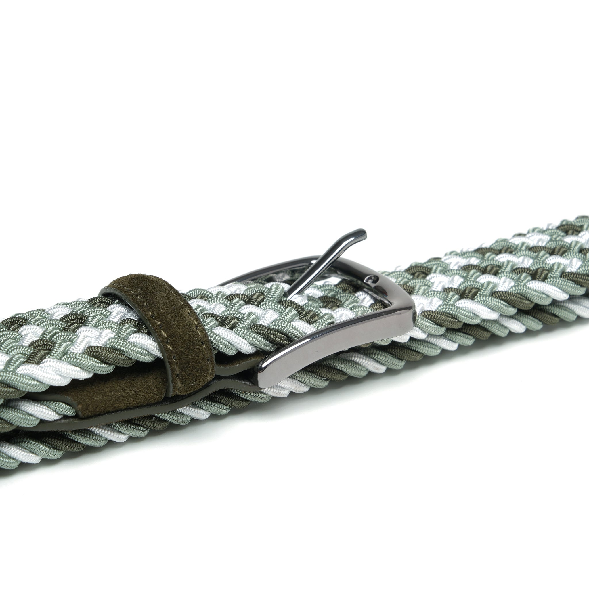 Fabio Valenti Men's Stretch Belt,Woven Braided Web Belt 1 3/8 for Golf Casual Pants Jean La2115 #2