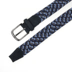 Fabio Valenti Men's Stretch Belt,Woven Braided Web Belt 1 3/8 for Golf Casual Pants Jean La2115 #4