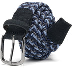 Fabio Valenti Men's Stretch Belt,Woven Braided Web Belt 1 3/8 for Golf Casual Pants Jean La2115 #4