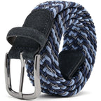 Fabio Valenti Men's Stretch Belt,Woven Braided Web Belt 1 3/8 for Golf Casual Pants Jean La2115 #4