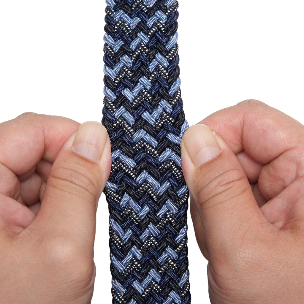 Fabio Valenti Men's Stretch Belt,Woven Braided Web Belt 1 3/8 for Golf Casual Pants Jean La2115 #4