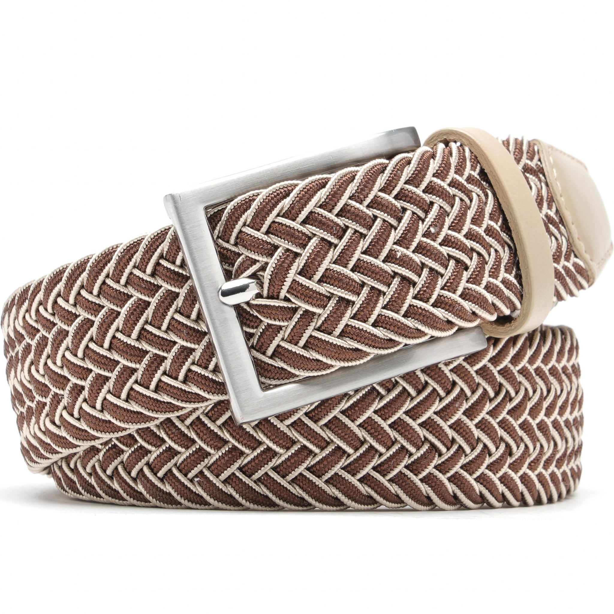 Mens Belt - Braided Stretch Golf Belt for Men 1 3/8"- Mens Gift for Golf Pants La2116 #7 Secondary image