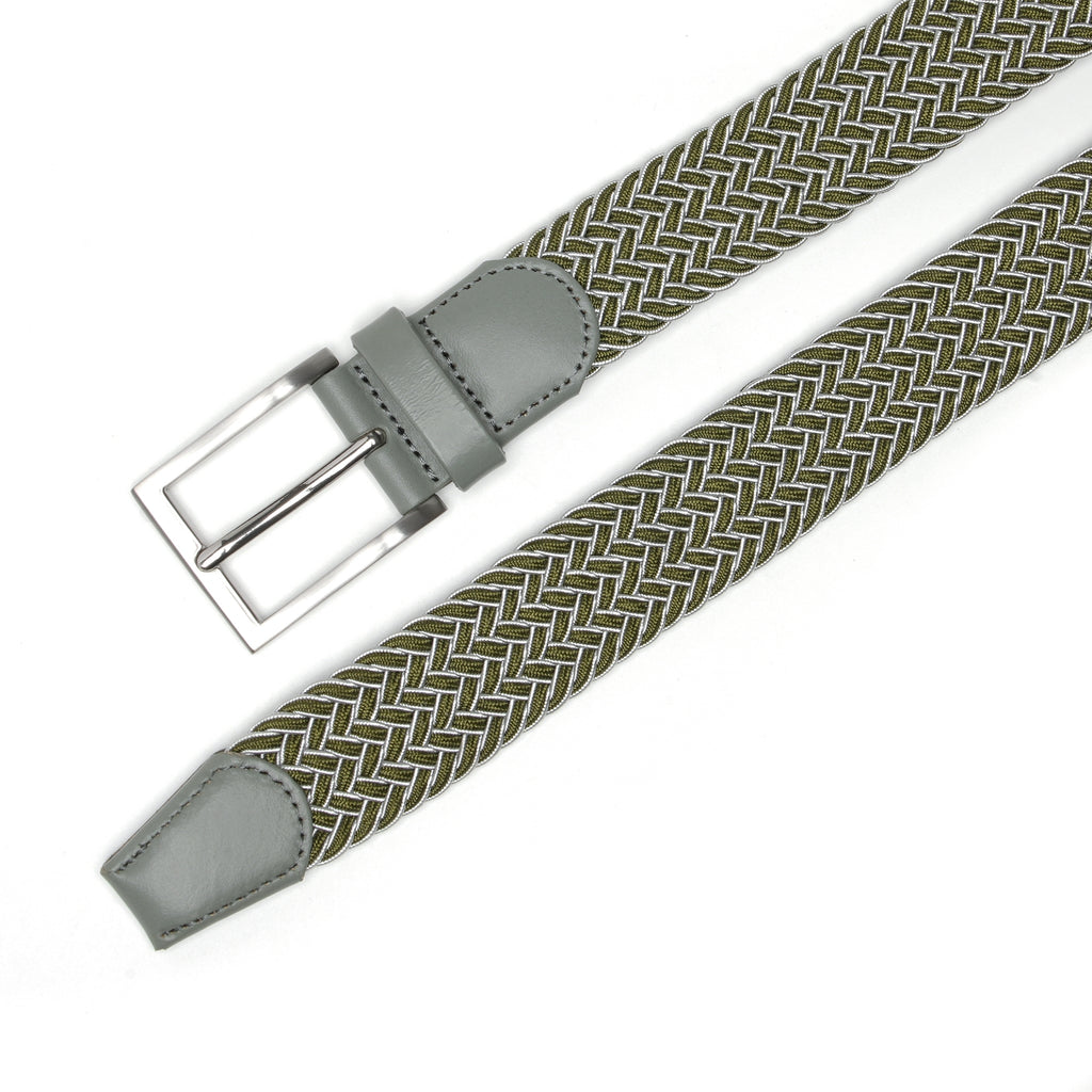 Mens Belt - Braided Stretch Golf Belt for Men 1 3/8"- Mens Gift for Golf Pants La2116 #8