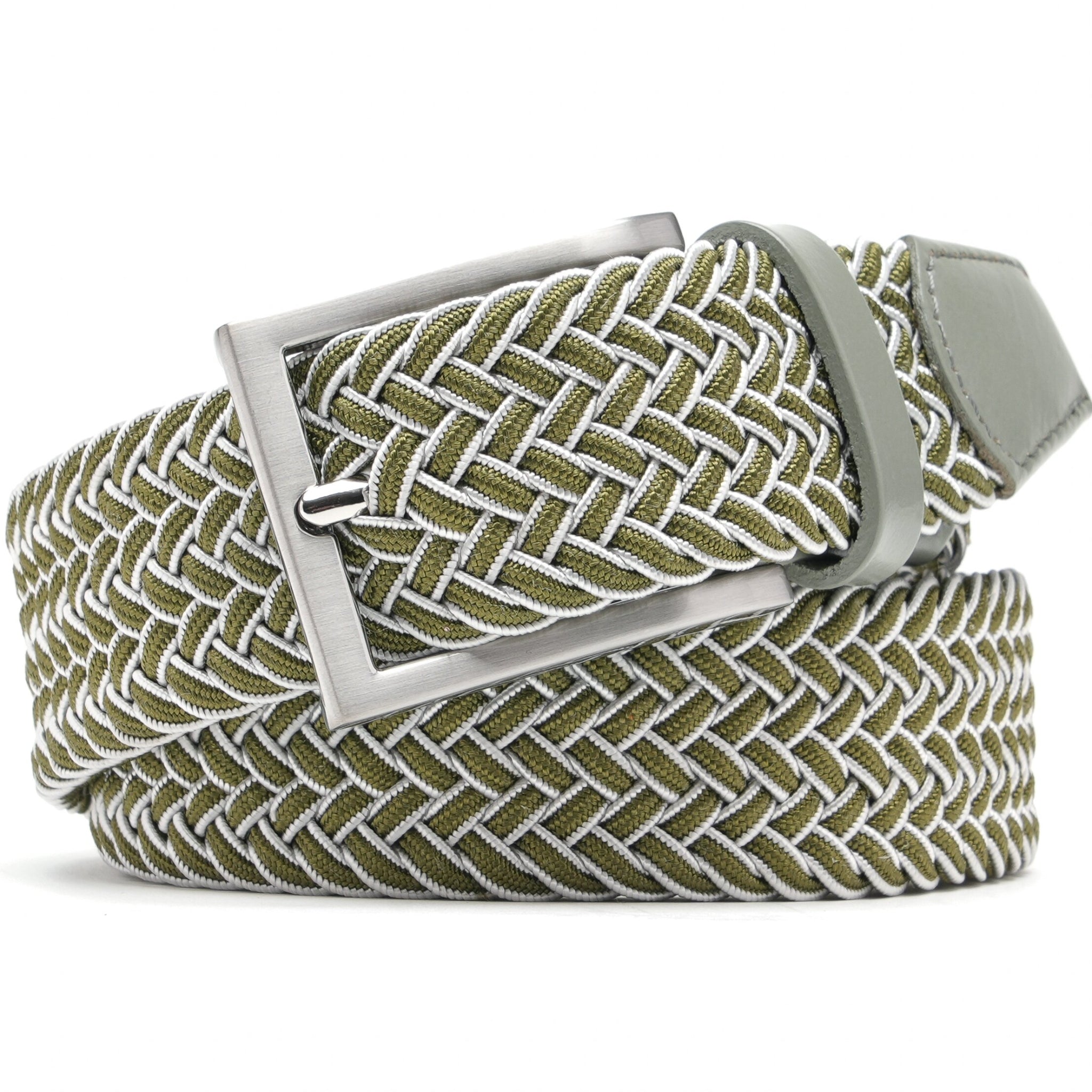 Mens Belt - Braided Stretch Golf Belt for Men 1 3/8"- Mens Gift for Golf Pants La2116 #8