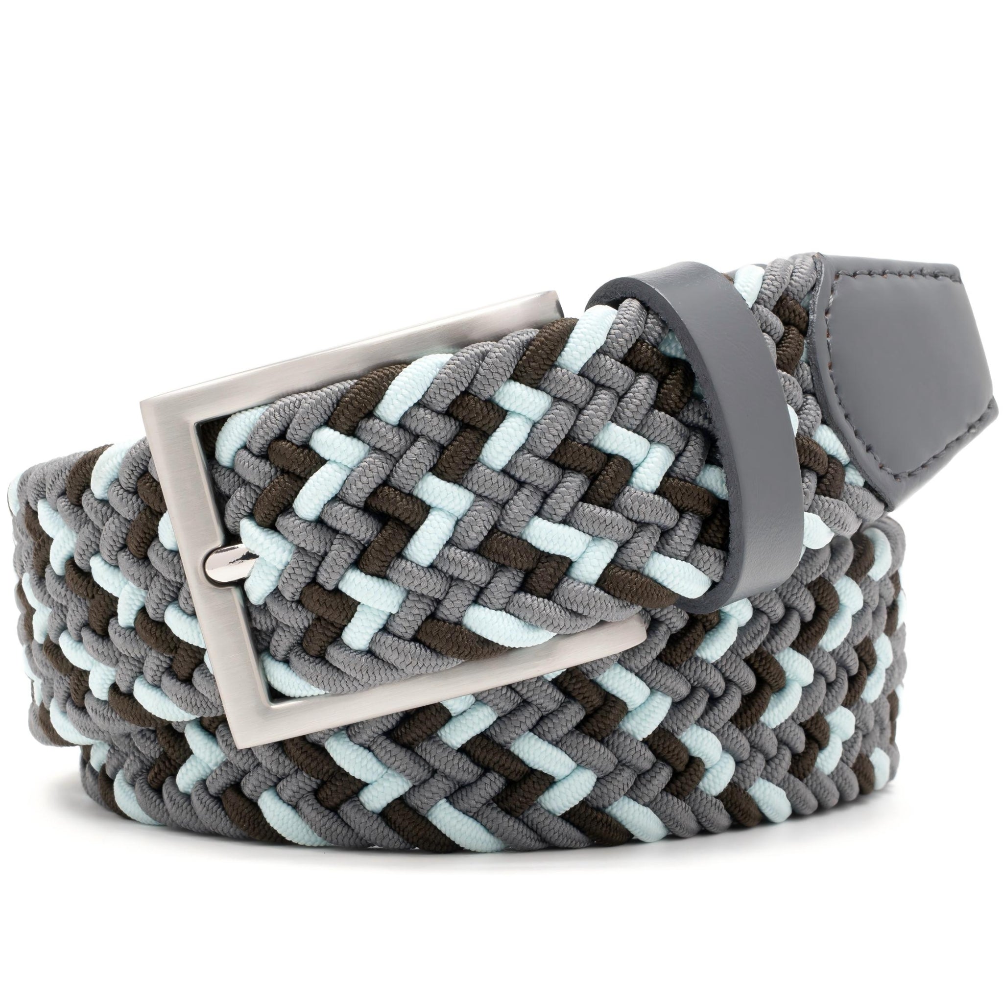 Mens Belt - Braided Stretch Golf Belt for Men 1 3/8"- Mens Gift for Golf Pants La2116 #10 Secondary image