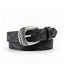 Kids' 1-Inch Embossed Leather Belt with Interchangeable Buckle