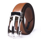 Minimalist Hollow Automatic Buckle Business Belt for Men