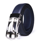 Minimalist Hollow Automatic Buckle Business Belt for Men